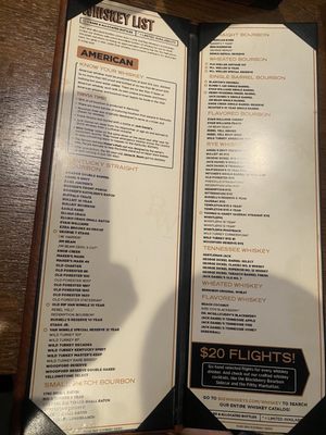 Menu photo 2 Big Whiskey's - Poplar Bluff Poplar Bluff, MO Menu photo 2 Big Whiskey's - Poplar Bluff Poplar Bluff, MO
