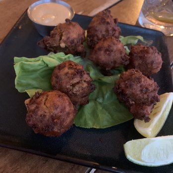 Sol by the Sea - spicy conch fritters - Caribbean Near Me - Key Largo, Florida Sol by the Sea - spicy conch fritters - Caribbean Near Me - Key Largo, Florida