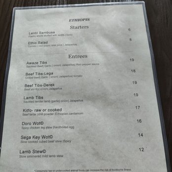 Ethiopis - Menu - Ethiopian Near Me - Rockville, Maryland Ethiopis - Menu - Ethiopian Near Me - Rockville, Maryland