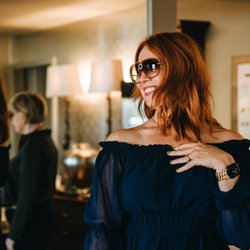 Great Spectacles - The lovely Tara showing off her new favorite glasses! Photo by @snapjackson