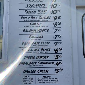 The Early Bird - a menu for breakfast burrito - Food Trucks Near Me - Kapolei, Hawaii The Early Bird - a menu for breakfast burrito - Food Trucks Near Me - Kapolei, Hawaii
