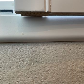 MJ Blinds - Before repair, door would get stuck and not close smoothly without lifting up on the edge. - Shades & Blinds Near Me - Torrance, California MJ Blinds - Before repair, door would get stuck and not close smoothly without lifting up on the edge. - Shades & Blinds Near Me - Torrance, California