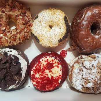 Glaze Donuts - West Caldwell - maple bacon, s'mores, cronut, Oreo, red velvet cream cheese, and cannoli. - Donuts Near Me - West Caldwell, New Jersey