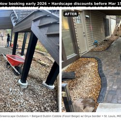 Greenscape Outdoors - Before and After Patio