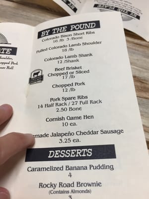 Menu photo 7 Roaming Buffalo BBQ Denver, CO