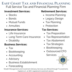 East Coast Tax and Financial Planning - Full Service Tax and Financial Planning Firm in Vero Beach Fl - 32963