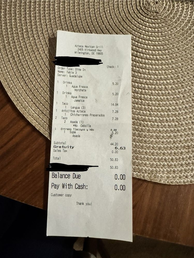 Azteca Mexican Grill