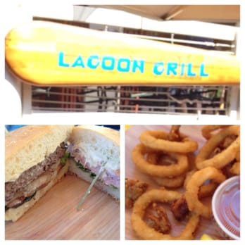 Lagoon Grill - Burger and lobster sandwich with calamari! - American Near Me - Waikoloa, Hawaii