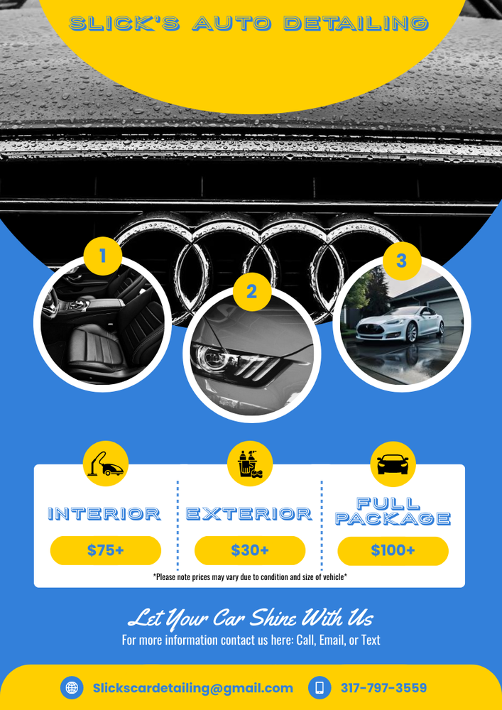 SLICK’S CAR DETAILING Updated May 2024 Request a Quote Fishers