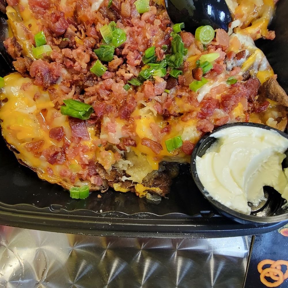 Mr Potatoes - Brocolli, cheese and philly baked potato - American Near Me - Hawthorne, California Mr Potatoes - Brocolli, cheese and philly baked potato - American Near Me - Hawthorne, California