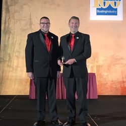 Reed's Marine - 2016 Boating Industry Top 100 dealers in North America Gala and awards. Our 11th Top 100 recognition since 2005.