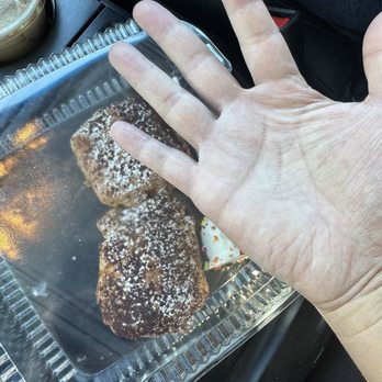 Knead Luv Bakery and Café - Size of each of the $11 chocolate croissants. - Bakeries Near Me - Phoenix, Arizona Knead Luv Bakery and Café - Size of each of the $11 chocolate croissants. - Bakeries Near Me - Phoenix, Arizona