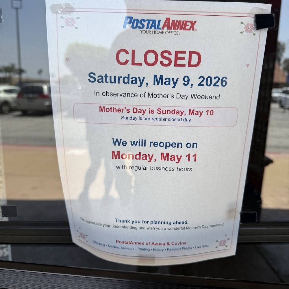 PostalAnnex - Business closed without notifying customers - Notaries Near Me - Azusa, California PostalAnnex - Business closed without notifying customers - Notaries Near Me - Azusa, California