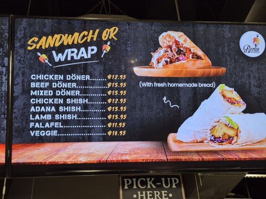 Menu photo 1 Berlin Doner & Kebab Vaughan, ON Menu photo 1 Berlin Doner & Kebab Vaughan, ON