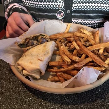 Double Barrel Bar And Grill - Steak Wrap and fries. - Bars Near Me - Tiffin, Ohio