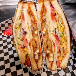 Vegetarian Grilled Sandwich