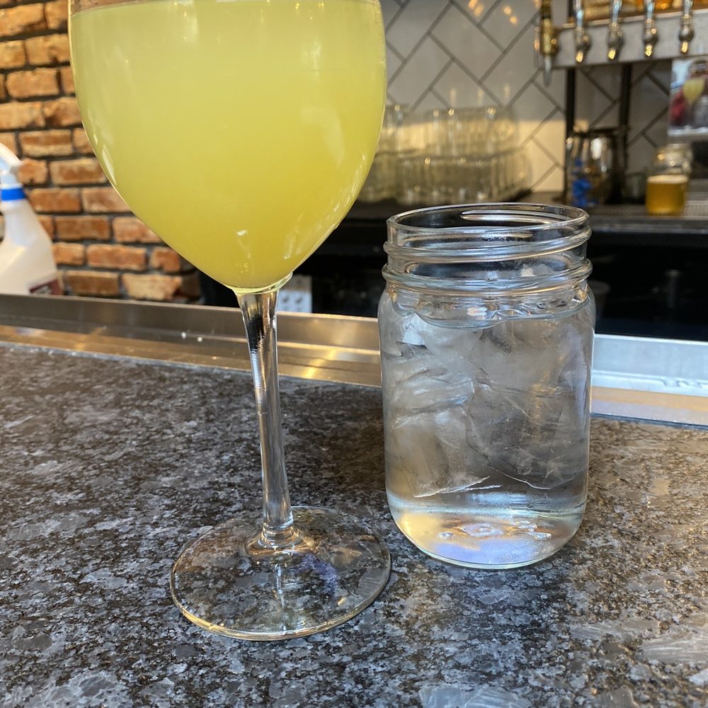 Scratch Kitchen & Taproom - Pineapple mimosa - Bars Near Me - Apex, North Carolina