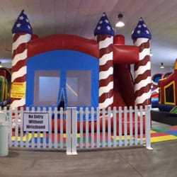 Jumpy Jump Land - The main gate at jumpy jump land, Andvoer