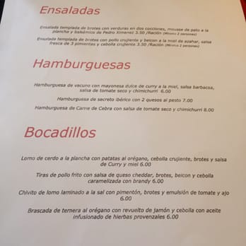 Elmosset - Carta - Tapas Bars Near Me - Meliana, V