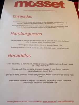 Menu photo 1 Elmosset Meliana, V