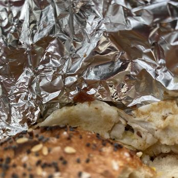 Shef's Bagels - Bacon on my sandwich. I ordered egg and cheese, no meat. - Bagels Near Me - Cheshire, Connecticut