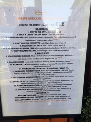 Menu photo 4 Salamanca Dublin, D