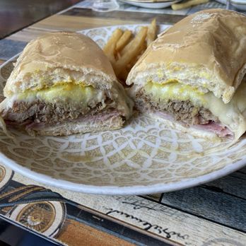La Cañita Bayside - Cuban sandwich. Perfect to share with someone. - Cuban Near Me - Miami, Florida La Cañita Bayside - Cuban sandwich. Perfect to share with someone. - Cuban Near Me - Miami, Florida