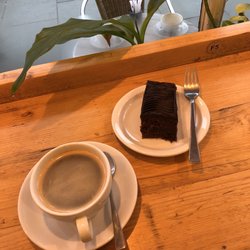 Bridges Patisserie - Gluten free Chocolate Cake & Americano