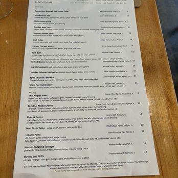 Thyme Craft Kitchen - Food menu - American Near Me - Peru, Illinois