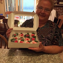 My friend was very happy with her gift. She loved them and mentioned the strawberries were berry sweet and delicious.