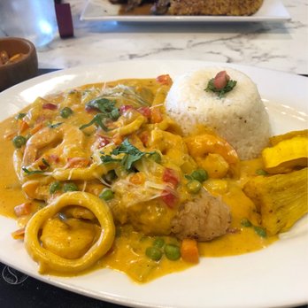 Antojo Latino - Pescado a lo Macho and Tacu Tacu con Lomo - Colombian Near Me - Royal Palm Beach, Florida