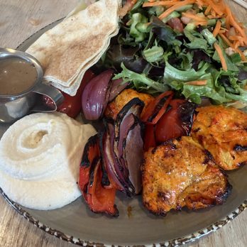 Mysa - #3 Chicken Shish Kabob with salad - Mediterranean Near Me - Santa Monica, California Mysa - #3 Chicken Shish Kabob with salad - Mediterranean Near Me - Santa Monica, California