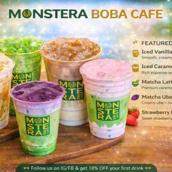 Monstera Boba Cafe