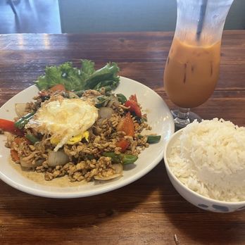 Charm Thai Kitchen - Thai Iced Tea , Gapraou Lunch Special - Thai Near Me - San Diego, California Charm Thai Kitchen - Thai Iced Tea , Gapraou Lunch Special - Thai Near Me - San Diego, California