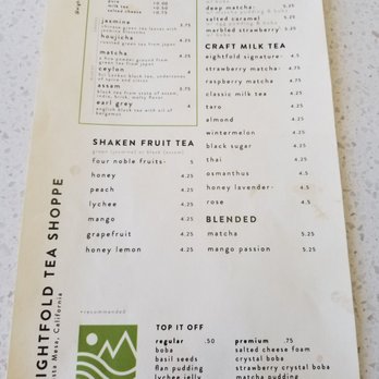 Eightfold Tea Shoppe - Menu - Bubble Tea Near Me - Costa Mesa, California Eightfold Tea Shoppe - Menu - Bubble Tea Near Me - Costa Mesa, California