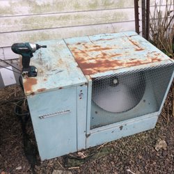 Quality Comfort Heating and Air - we fixed this old hunk of junk. 43 years old