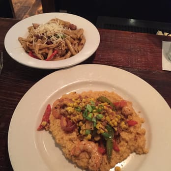 Boure Restaurant - 1/2 order of shrimp of grits and 1/2 jambalaya - New American Near Me - Oxford, Mississippi Boure Restaurant - 1/2 order of shrimp of grits and 1/2 jambalaya - New American Near Me - Oxford, Mississippi