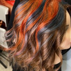 New tecnica of this hair color by Ana Mercado Stylist 510.669.1565 pinole