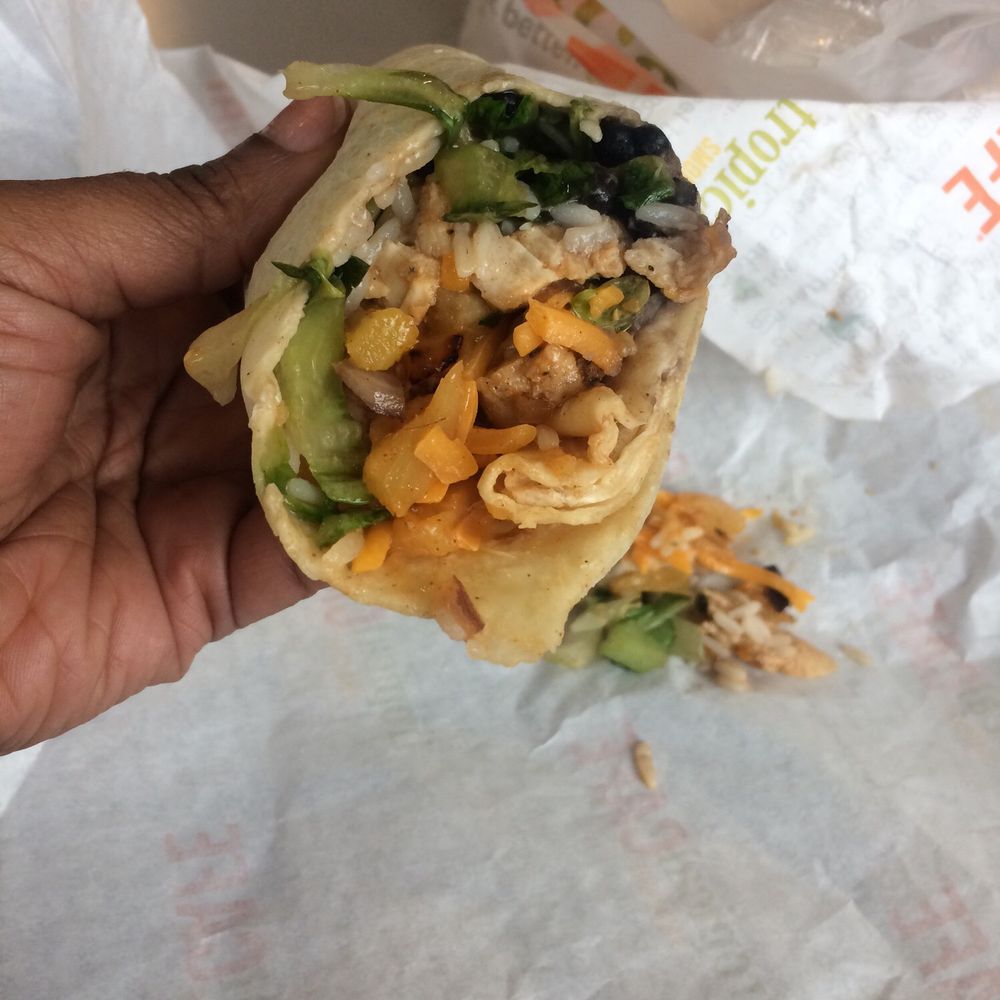 Tropical Smoothie Cafe - Caribbean Jerk Wrap - Juice Bars & Smoothies Near Me - Fishers, Indiana Tropical Smoothie Cafe - Caribbean Jerk Wrap - Juice Bars & Smoothies Near Me - Fishers, Indiana