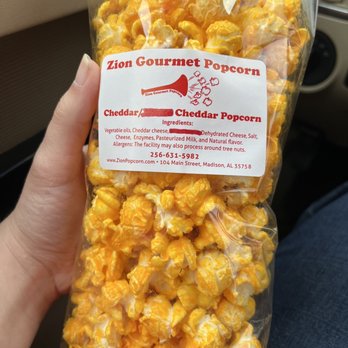 Zion Gourmet Popcorn - Cheddar cheese popcorn - Popcorn Shops Near Me - Madison, Alabama Zion Gourmet Popcorn - Cheddar cheese popcorn - Popcorn Shops Near Me - Madison, Alabama