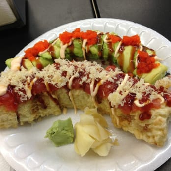 Basa Seafood Express - Volcano roll & caterpillar roll - Seafood Near Me - San Francisco, California Basa Seafood Express - Volcano roll & caterpillar roll - Seafood Near Me - San Francisco, California
