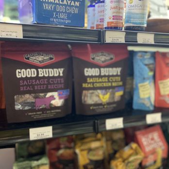 Inergy market - a variety of dog food items - Organic Stores Near Me - Oak Island, North Carolina