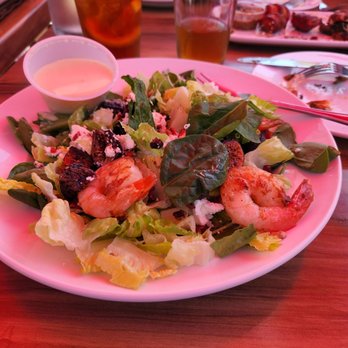 Grove Park Grille - Fig salad with shrimp and balsamic dressing. - American Near Me - Cincinnati, Ohio