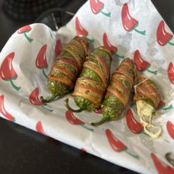 Chelas Mexican Restaurant - Bacon Wrapped Jalapeños (4)