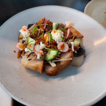 Bon Mot - Scallops, strange dry scallops xo sauce that does match and bunch of random stuff. 3/5 - Korean Near Me - Cupertino, California