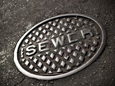 Slide of Evergreen Sewer