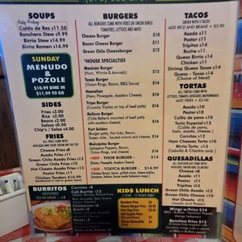 Molcajete"s - Menu - Mexican Near Me - Hatch, New Mexico