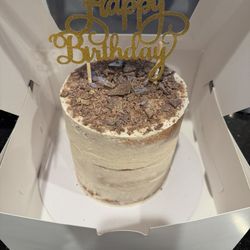 Our decadent Italian cake. Mouth watering perfection. It taste as good as it looks. Beautiful.
