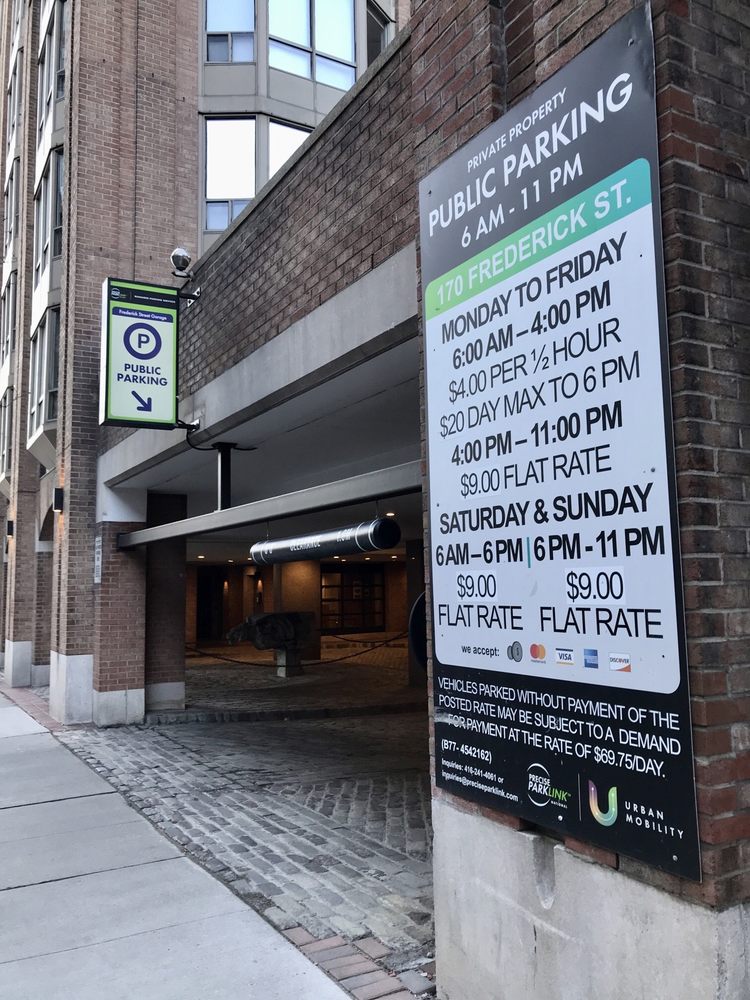 PRECISE PARKLINK Updated July 2024 170 Frederick Street, Toronto, Ontario Parking Phone