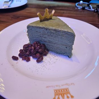 La Queen Tea House - Green tea crepe cake - Barbeque Near Me - Brooklyn, New York